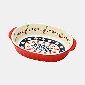Pikmin Nintendo Store TOKYO product Fire-resistant Gratin Dish Plate Red Pikmin