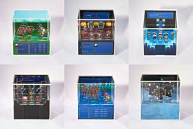 Final Fantasy Pixel Remaster Square Enix Cafe Cubic Memory Diorama Acrylic Stand