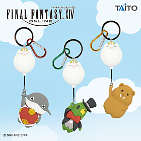 Final Fantasy XIV Taito Prize Goods Minions Moogle Keychain