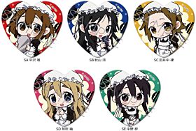 K-On! Vol. 2 Sync Innovation Heart Shaped Can Badge