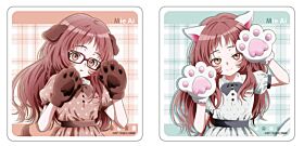 The Girl I Like Forgot Her Glasses sign Acrylic Coaster Original Illustration Ver.