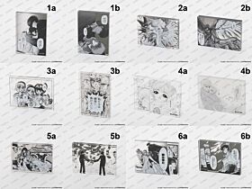 Clamp Exhibition Manga Panel Acrylic Plate Stand
