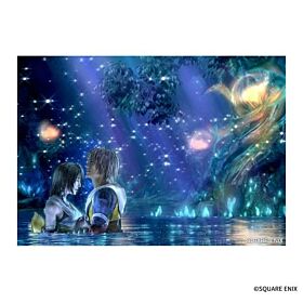 Final Fantasy X Square Enix Aurora Art Macalania Woods Spring