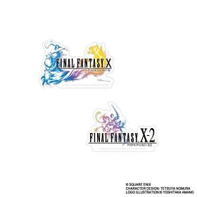 Final Fantasy Square Enix Logo Clear Sticker FF X and FF X2