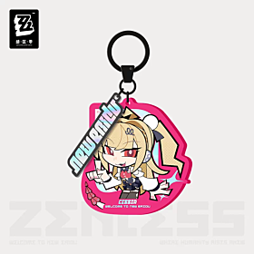 Zenless Zone Zero miHoYo Ridu Series Chibi Acrylic Keychain Public Security Department Cissia