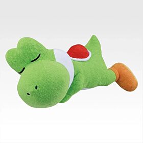 Super Mario Ichiban Kuji with YOSHI Oyasumi Plush Yoshi