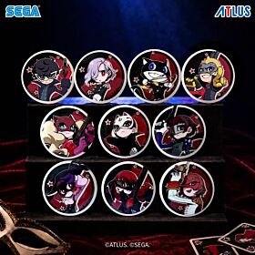 Persona 5 Tactica SEGA China Exclusive Dot-Pattern Can Badge BLIND PACK