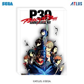 Persona 30th Anniversary SEGA China Exclusive Clear Acrylic Block Main Key Visual