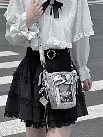 Ita Bag Morning Glory Satin Mini Bag Little Waves Design