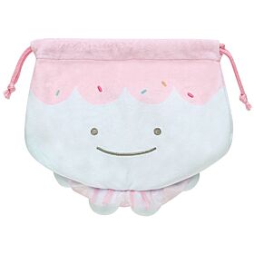 Jinbei-san San-X Jinbei-san & Ice Kurage Collection Plush Drawstring Pouch Ice Kurage