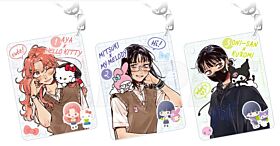 The Guy She Was Interested in Wasn't a Guy at All x Sanrio Characters Kiddy Land Exclusive Acrylic Keychain