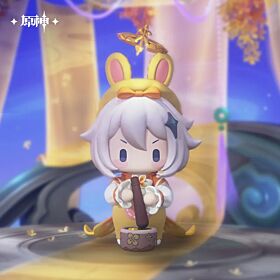 Genshin Impact miHoYo Little Moon Rabbit Paimon Figure