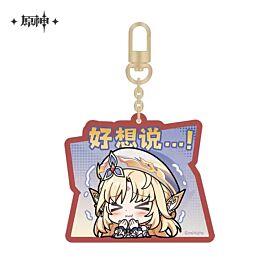 Genshin Impact miHoYo Chibi Emoji Series Acrylic Keychain Nicole