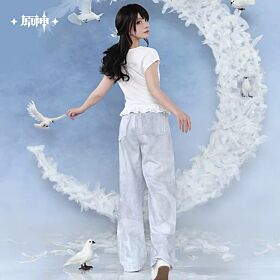Genshin Impact miHoYo Columbina Impression Series Printed Casual Pants