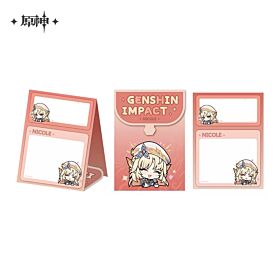 Genshin Impact miHoYo Chibi Emoji Series Memo Pad Nicole
