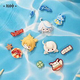 Genshin Impact miHoYo Midsummer Party Series Clog Shoe Charms Set