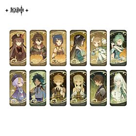 Genshin Impact miHoYo Moon Among Clouds Series Liyue Theme Paper Badge