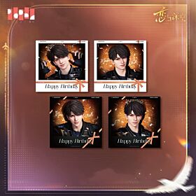 Love and Deepspace Papergames Caleb 2026 Birthday Series Polaroid Style Photo Set