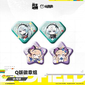 Arknights: Endfield Hypergryph Chibi Can Badge Set Arcane/Liino