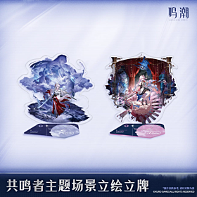 Wuthering Waves KURO GAMES Resonator Theme Scene Illustration Acrylic Stand Hiyuki Denia