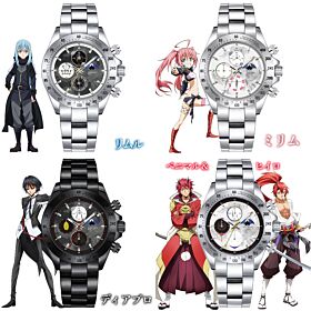 That Time I Got Reincarnated as a Slime Crimson Bonds Japan Collection Sun & Moon Chronograph Wrist Watch Silhouette