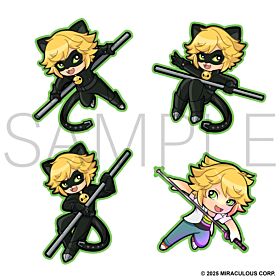 Miraculous x Requiem Cafe Official Goods Acrylic Keychain INDIVIDUALS Cat Noir