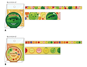 Suika Game Bandai Namco Masking Tape