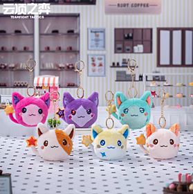 League of Legends League of Legends Dango Cat Plush Keychain