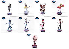 Hazbin Hotel Season 2 Black Balloon Market Pop-up Shop Acrylic Stand