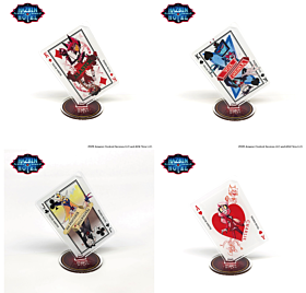 Hazbin Hotel Season 2 Black Balloon Market Pop-up Shop Acrylic Stand Playing Card Design