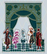 D.Gray Man Medicos Entertainment Cafe Collaboration Diorama Acrylic Stand