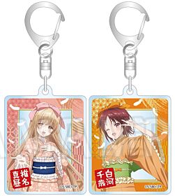 The Angel Next Door Spoils Me Rotten TOHO Animation Store 10th Anniversary Metallic Acrylic Keychain