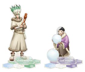 Dr. STONE TOHO Animation Jump Festa 2026 Holographic Acrylic Stand Playing in Snow Ver.