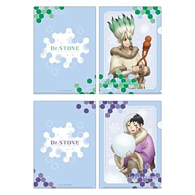 Dr. STONE TOHO Animation Jump Festa 2026 Clear File Set Playing in Snow Ver.