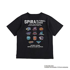 Final Fantasy X Square Enix x Lit Baff Apt. T-Shirt Blitzball League Black