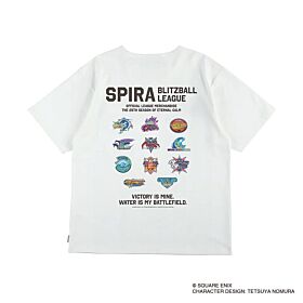 Final Fantasy X Square Enix x Lit Baff Apt. T-Shirt Blitzball League White